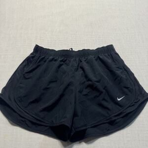 Nike Tempo Women's Brief-Lined Running Shorts Sz M Black Brand New